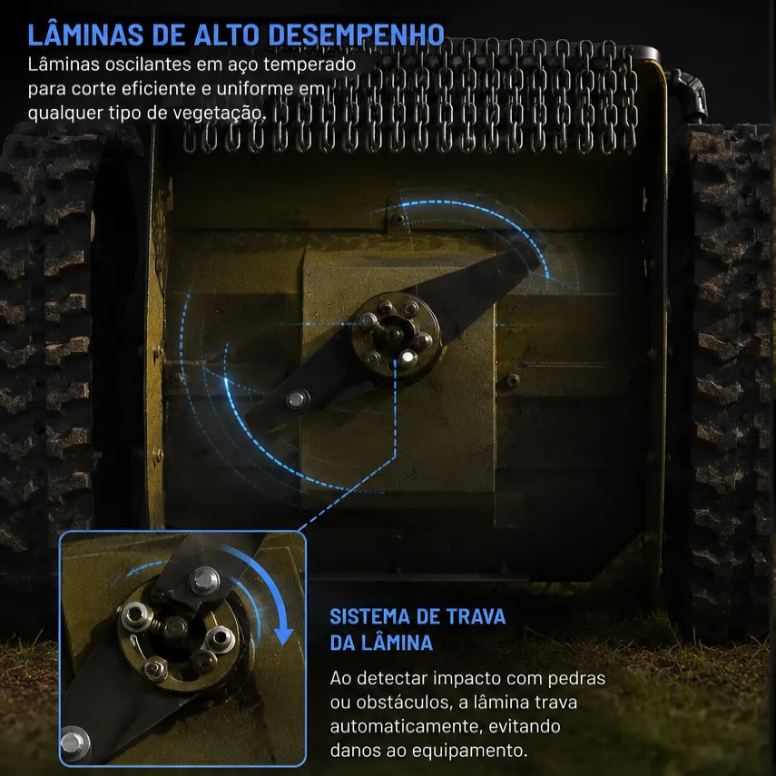 Roçadeira Remota KH-E80 13HP